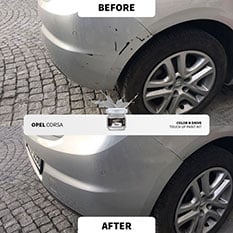 Réparation de retouche avant / après 5